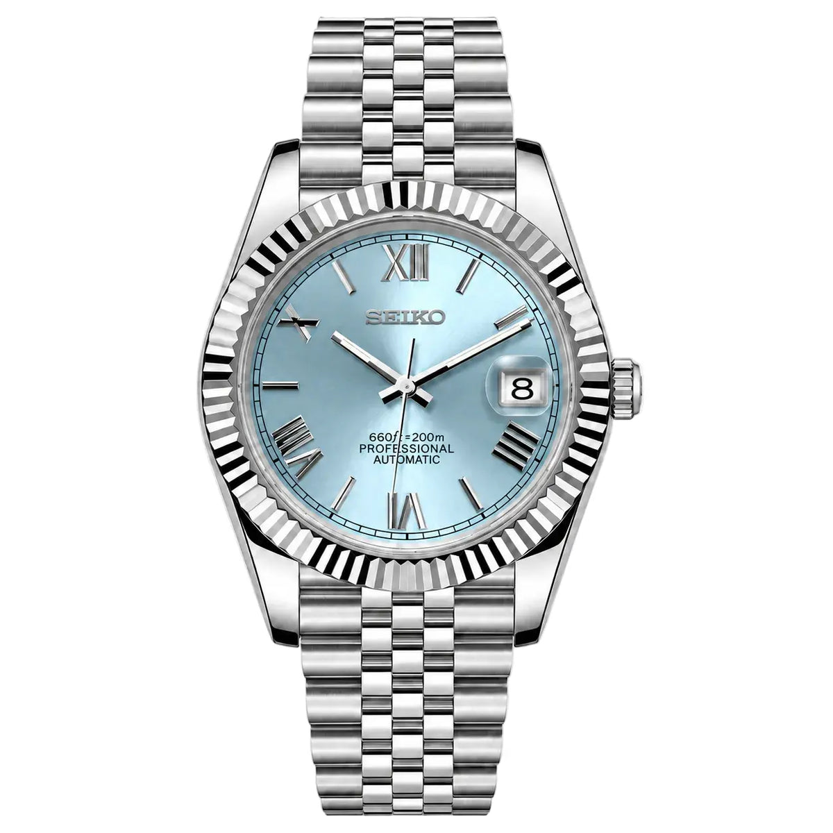 Seikojust Roman Ice Blue Make your time