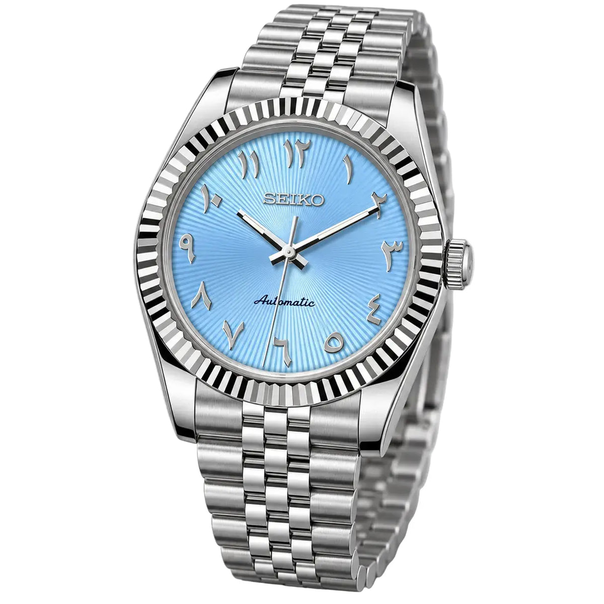Seikojust Arab Textured Ice Blue Make your time