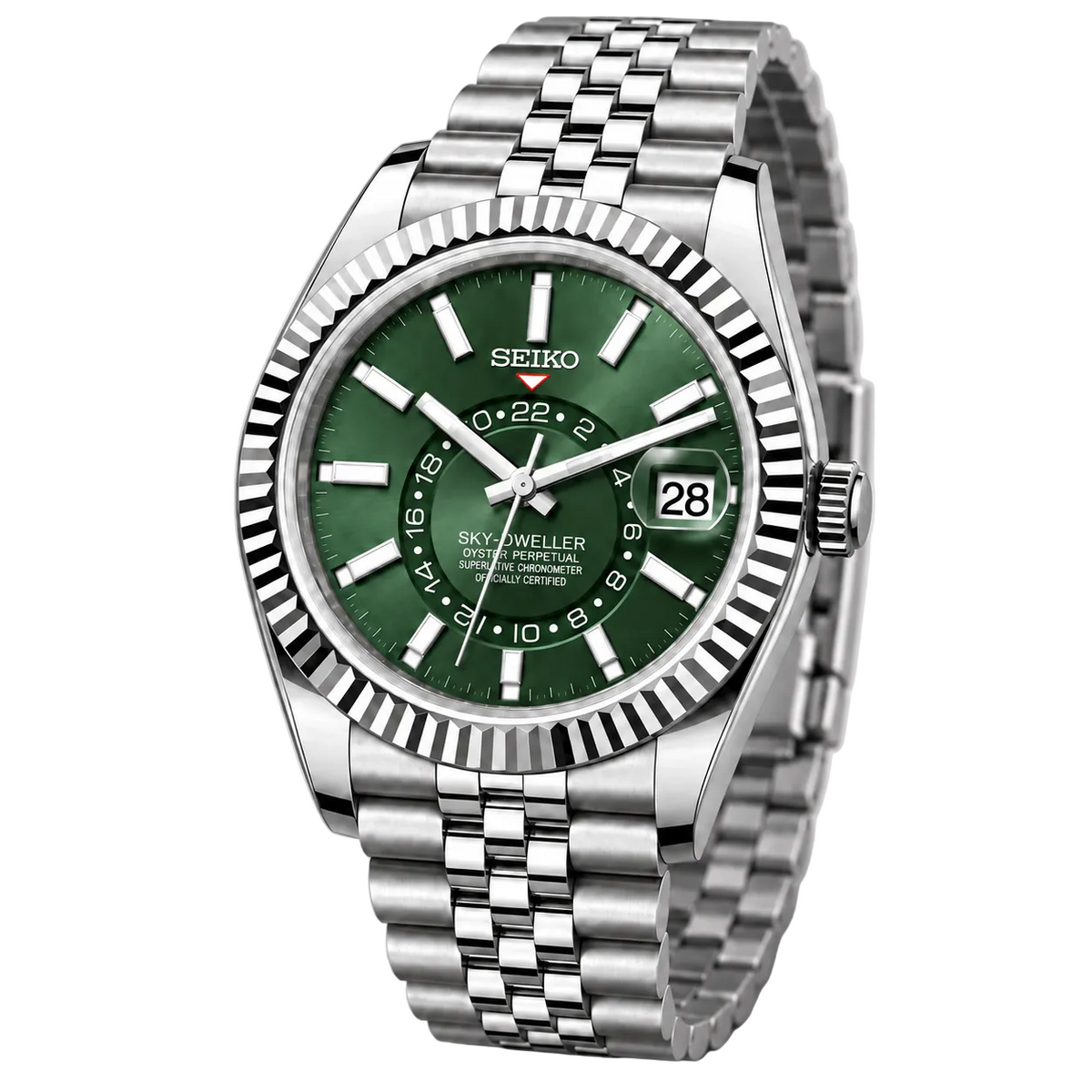 Sky Dweller Mint Green Make your time
