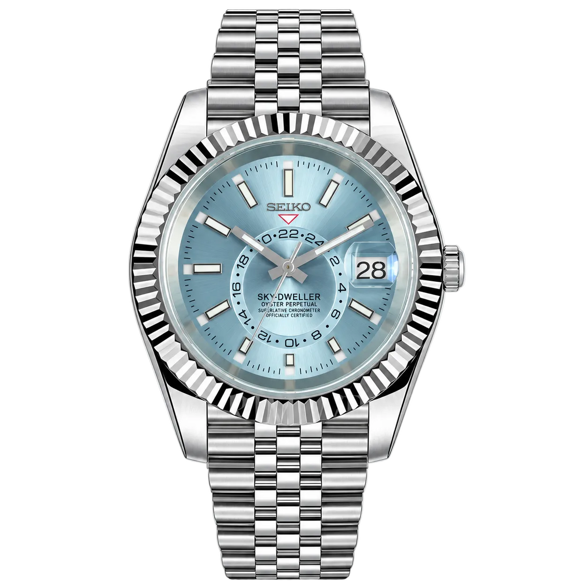 Sky Dweller Ice Blue Make your time