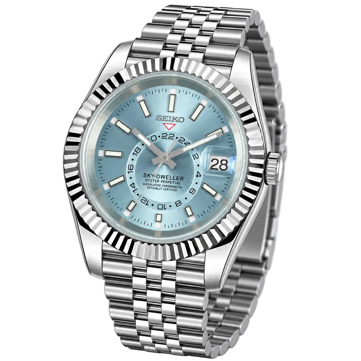 Sky Dweller Ice Blue Make your time