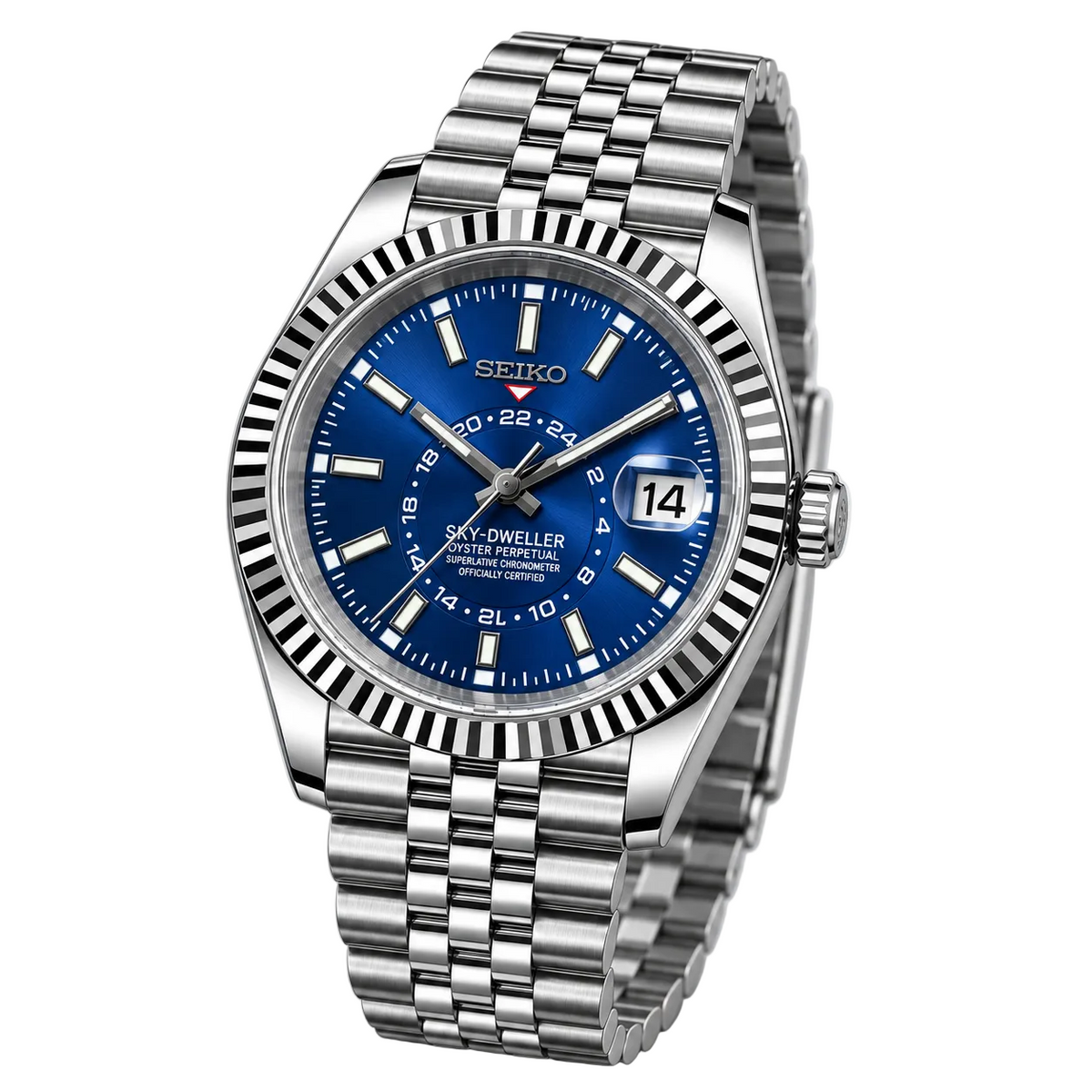 Sky Dweller Blue Make your time