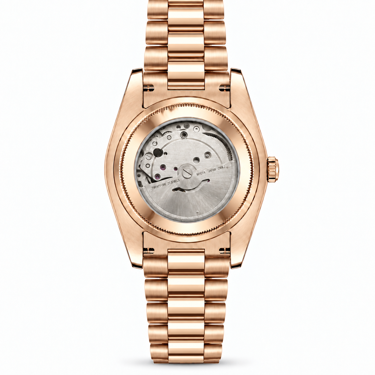 DayDate Rose Gold Roman Olive Make your time