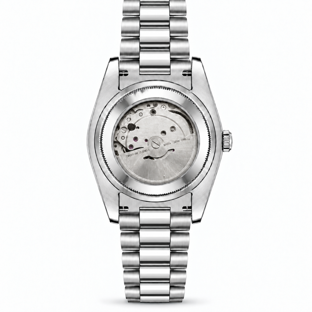 DayDate Roman White Make your time