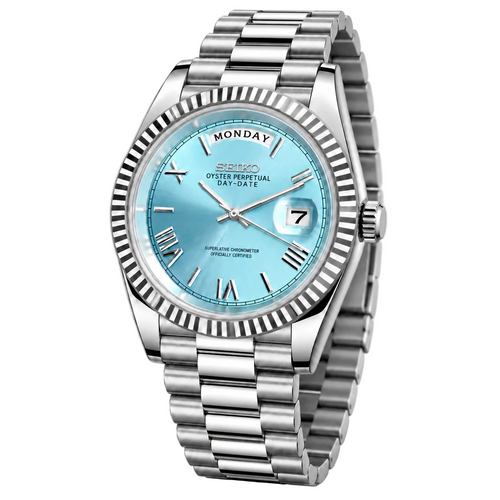 DayDate Roman Ice Blue Make your time