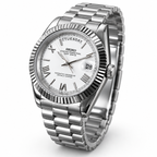 DayDate Roman White Make your time