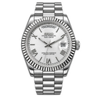 DayDate Roman White Make your time
