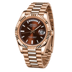 DayDate Rose Gold Chocolate Make your time