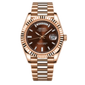 DayDate Rose Gold Chocolate Make your time