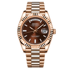 DayDate Rose Gold Chocolate Make your time