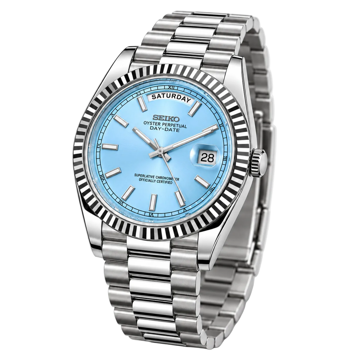 DayDate Ice Blue Make your time